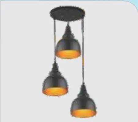 3-Light E-27 Hanging Light